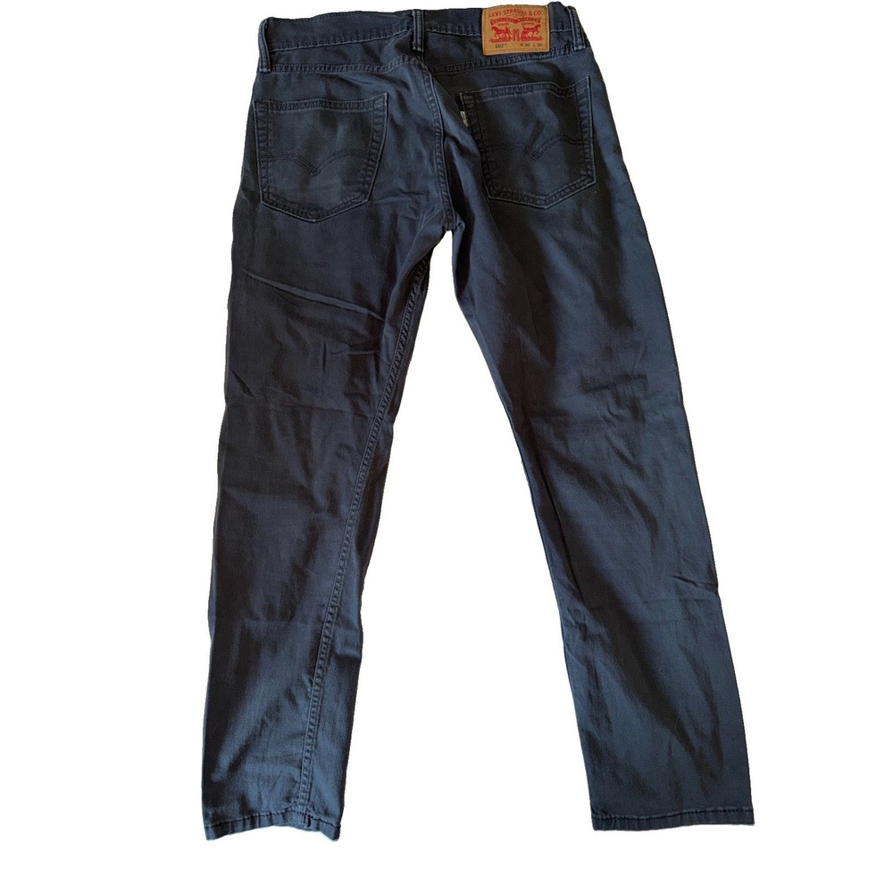 Levi's 502 Regular Taper Jeans Men 30x30 Dark Gray Black Stretch 29507-0049 - Picture 5 of 5